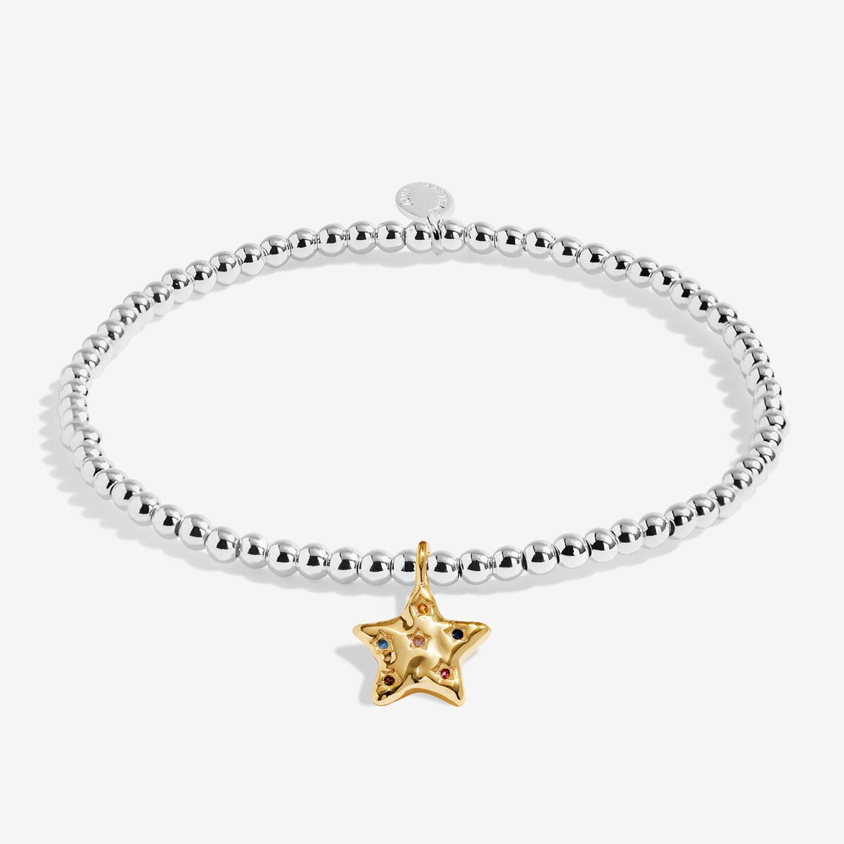 A Little 'Some Call It Chaos We Call It Family' Bracelet In Silver and Gold Plating 10212