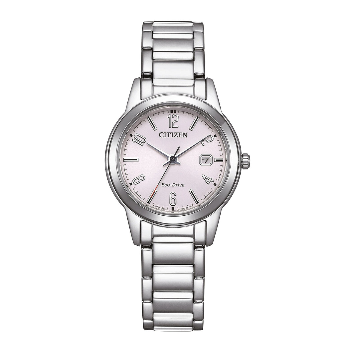 Citizen Watch Ladies Dress Eco-Drive Watch Pale Pink Dial FE1241-71Z