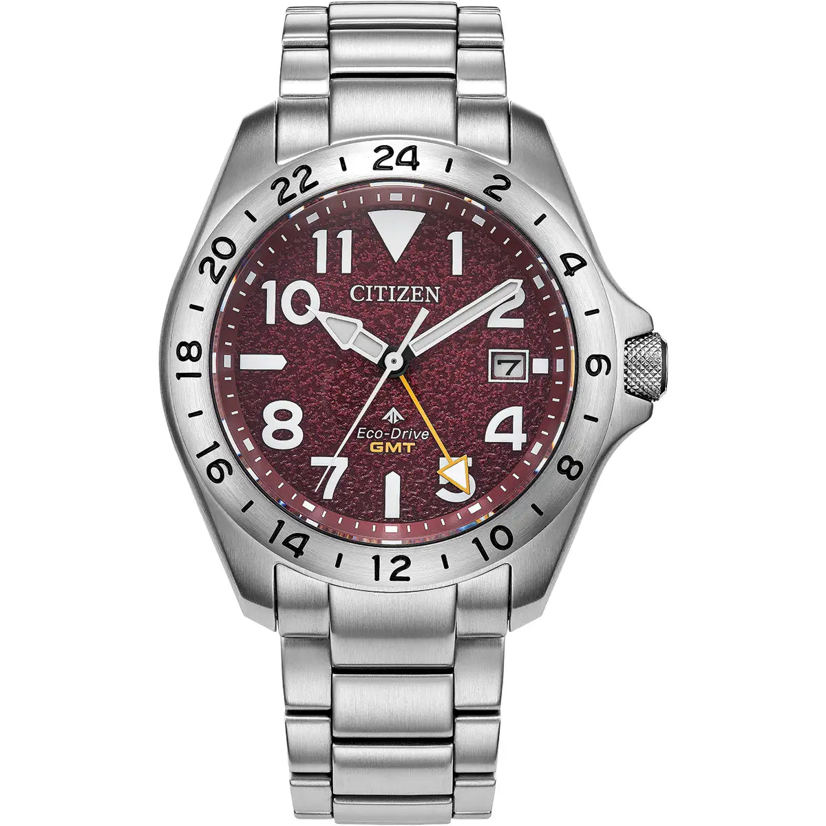 Citizen Watch Promaster Land GMT Deep Red Dial BJ7150-50W