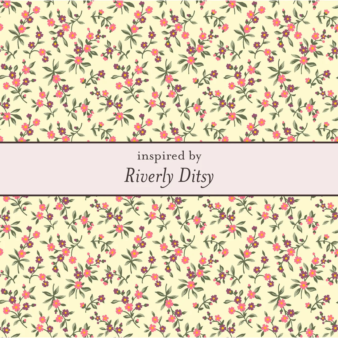 Laura Ashley Riverly Ditsy Classic Pave Flower Necklace