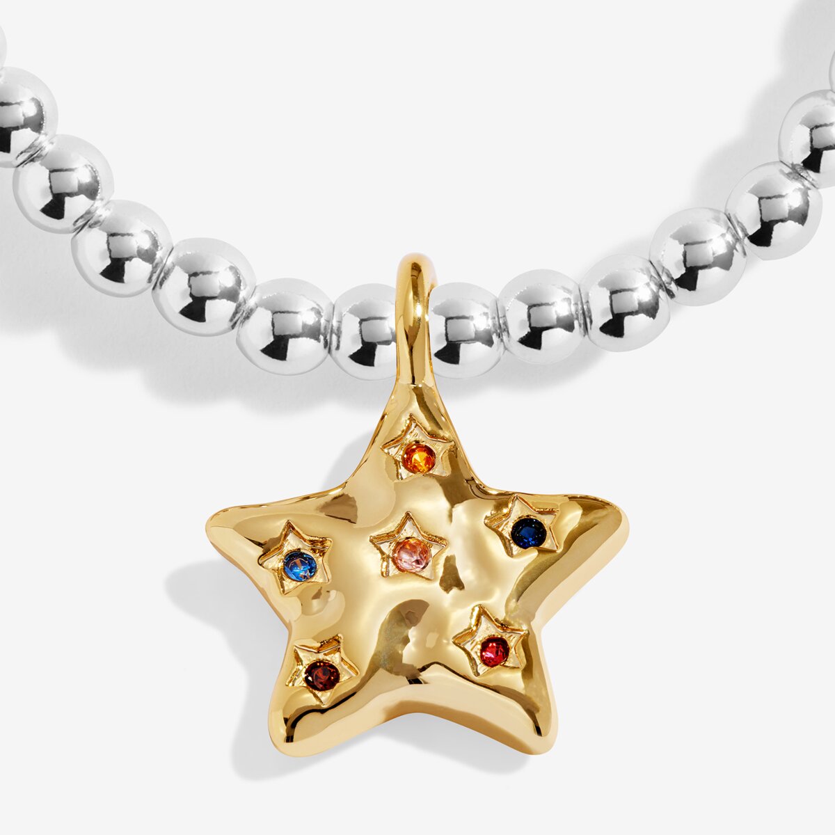 A Little 'Some Call It Chaos We Call It Family' Bracelet In Silver and Gold Plating 10212