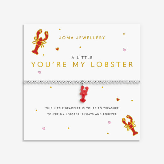 A Little Vibes 'You're My Lobster' Bracelet In Silver Plating 10229
