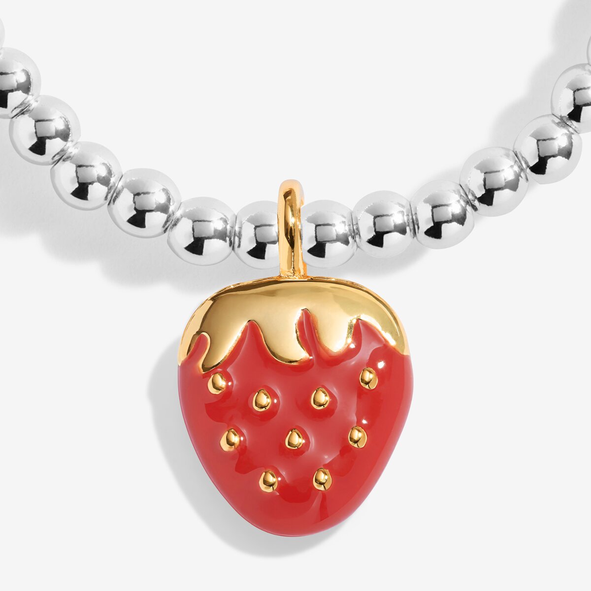 A Little Vibes 'So Berry loved' Bracelet In Silver & Gold Plating 10238
