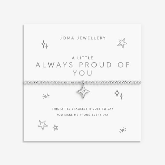 A Little 'Always Proud of You' Bracelet In Silver Plating 10244