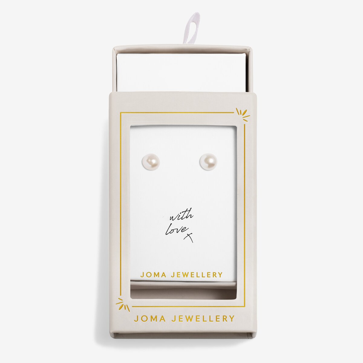 Moments To Shine 'Just For You' Stud Earrings In Gold Plating 10332