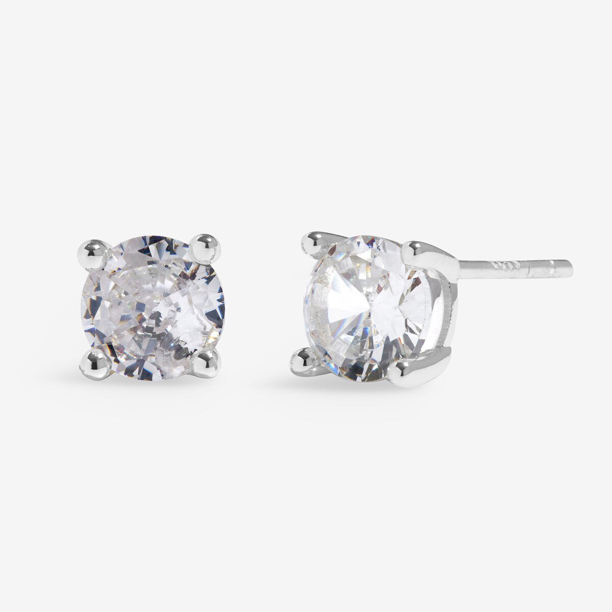 Moments To Shine 'Love And Wishes' Stud Earrings In Silver Plating 10334