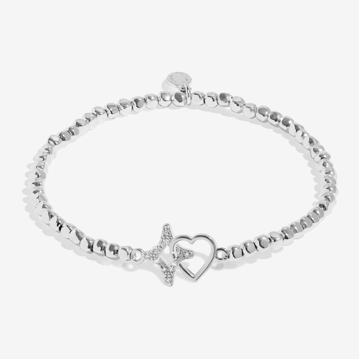 Forever Yours 'Sending Lots Of Love And Wishes' Bracelet In Silver Plating 10541