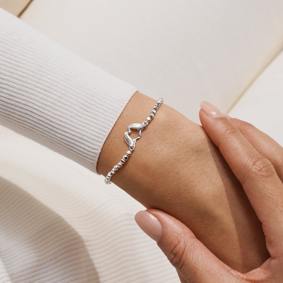 Forever Yours 'We are better together' Bracelet In Silver Plating 10547