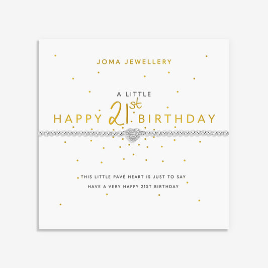 A Little Happy 21st Birthday Bracelet 1220