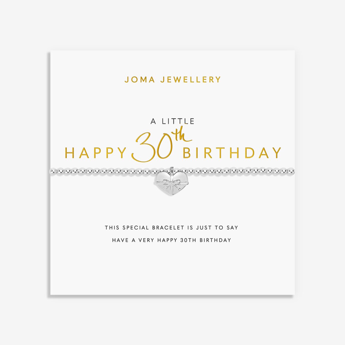 A Little Happy 30th Birthday Bracelet 1961