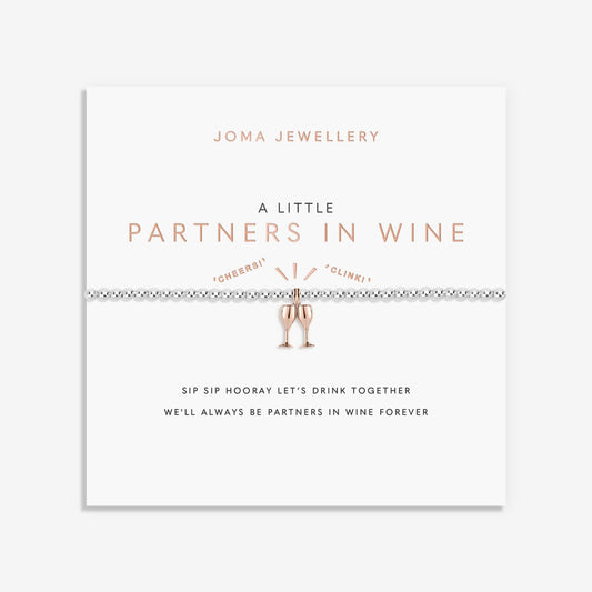 A Little Partners In Wine Bracelet 3212