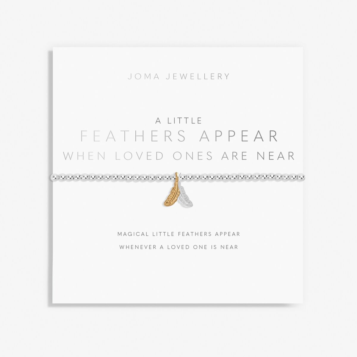 A Little Feathers Appear When Loved Ones Are Near Bracelet 3801