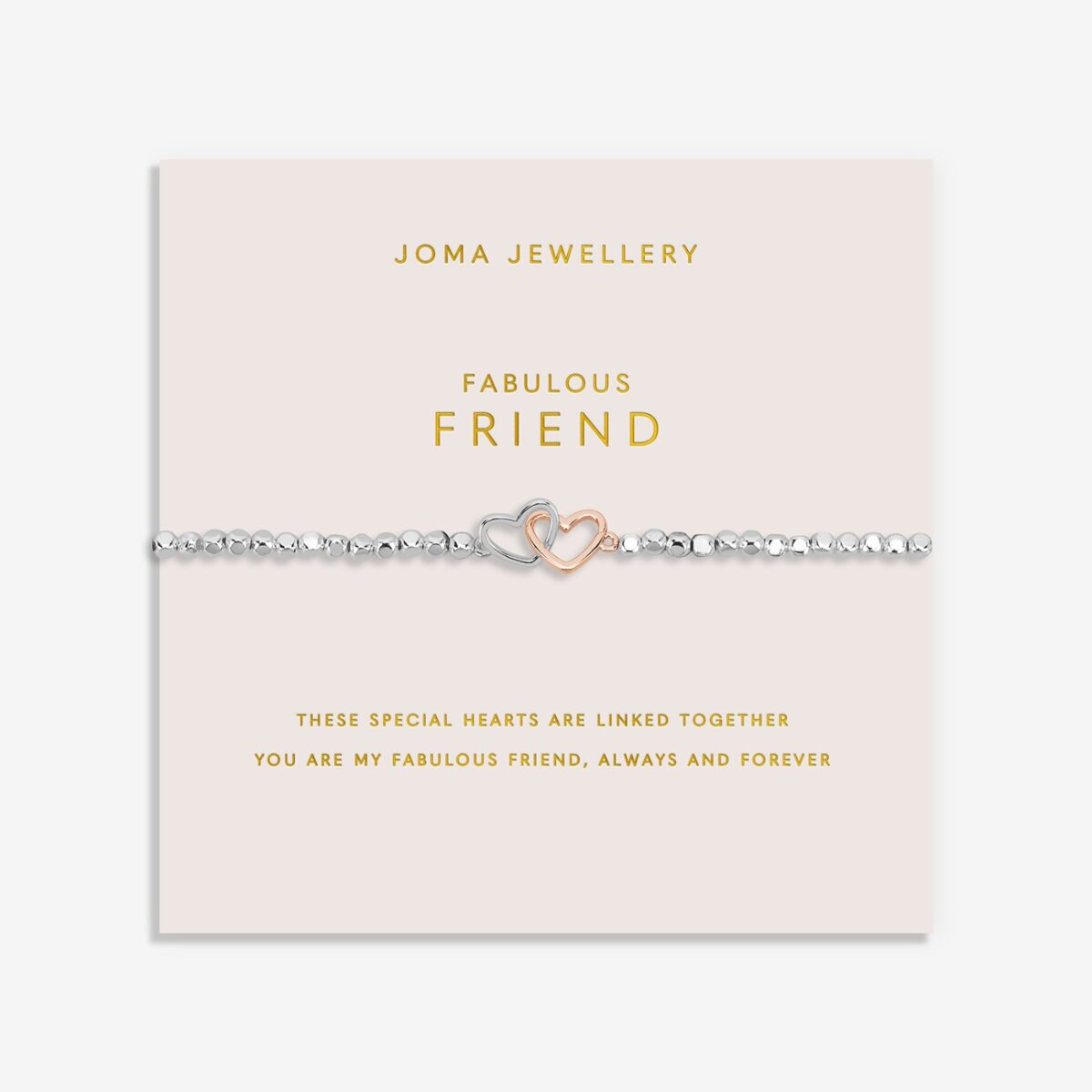 Forever Yours 'Fabulous Friend' Bracelet In Silver Plating 5759