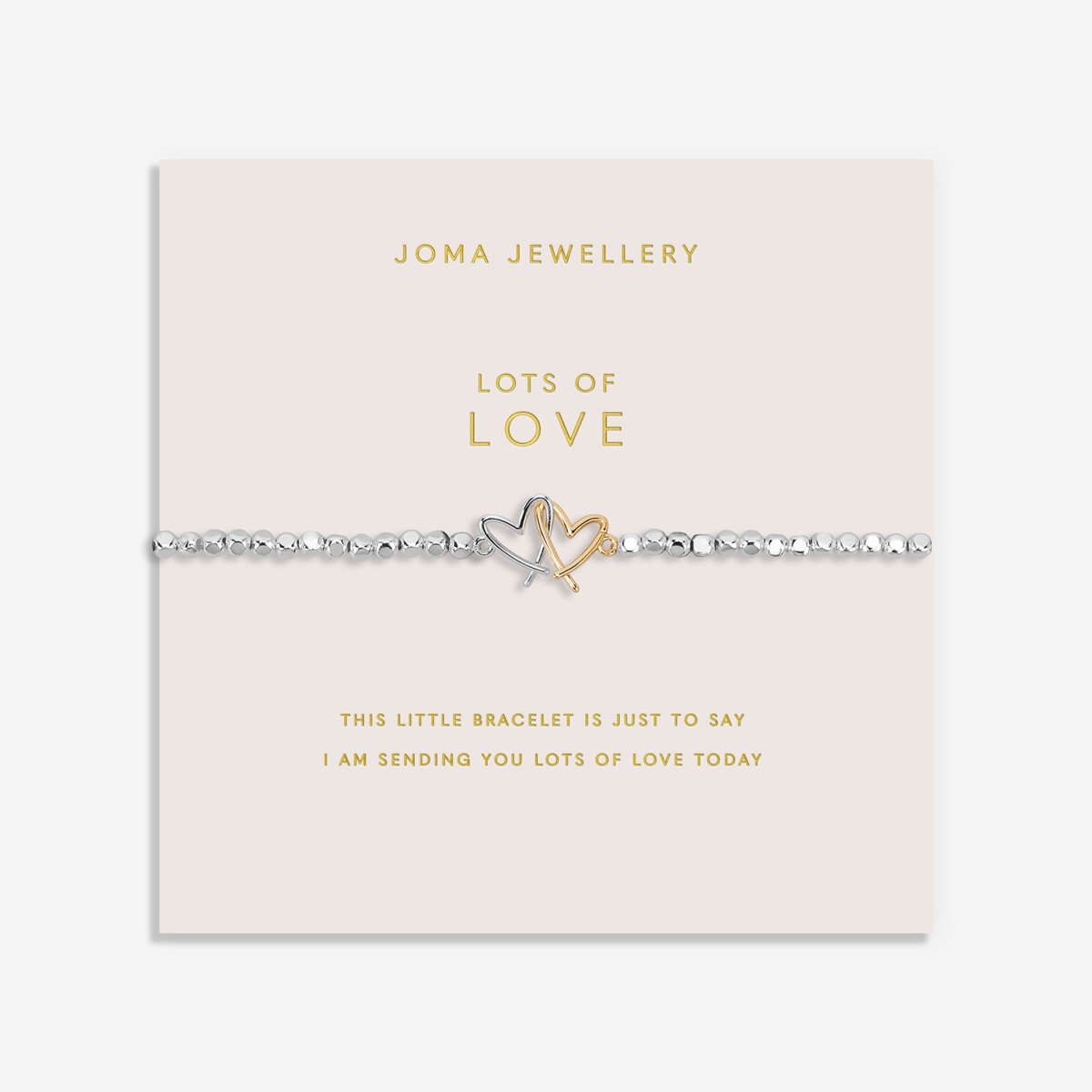 Forever Yours 'Lots of Love' Bracelet In Silver Plating 5767