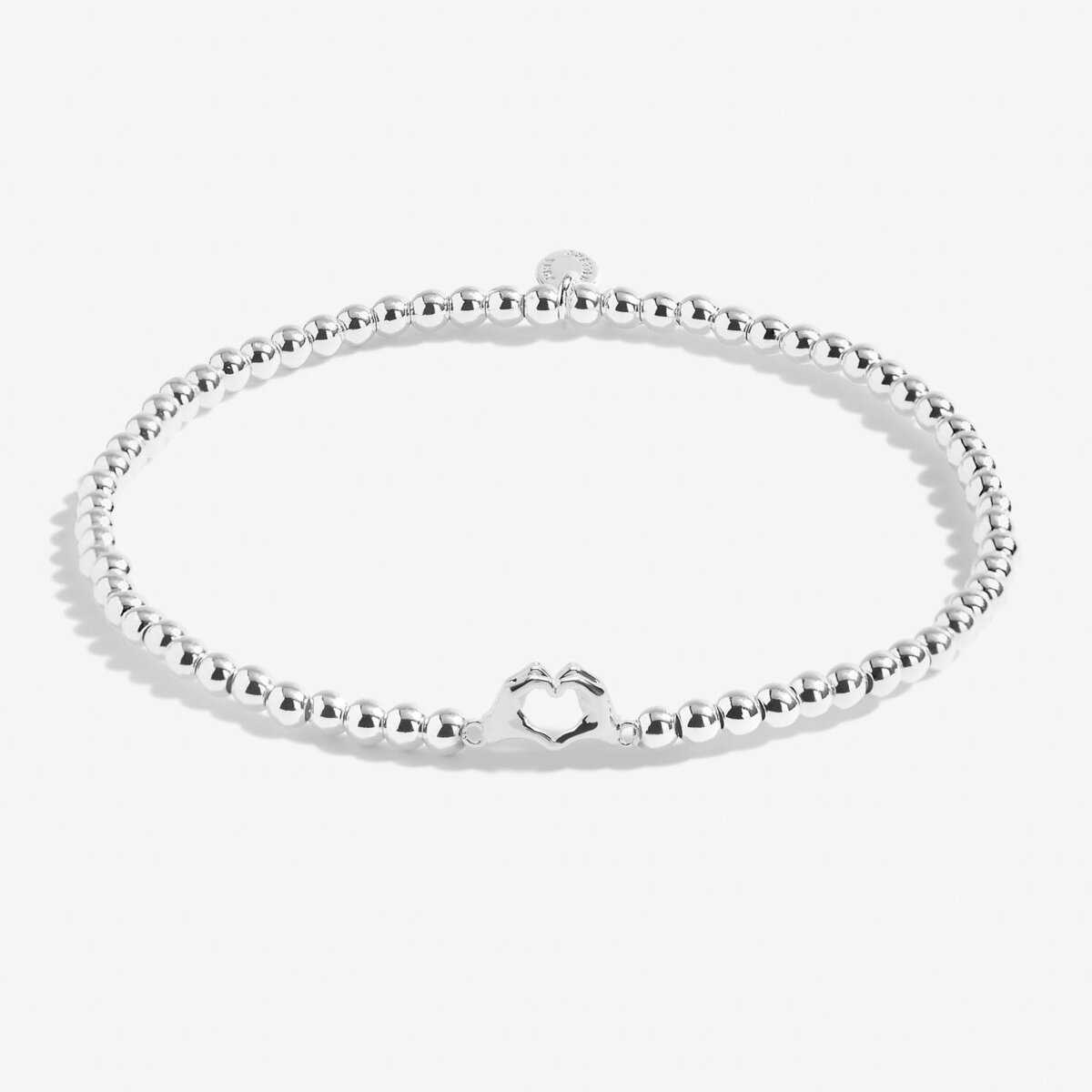 A Little 'Friendship Laughter Happiness' Bracelet In Silver Plating 7019