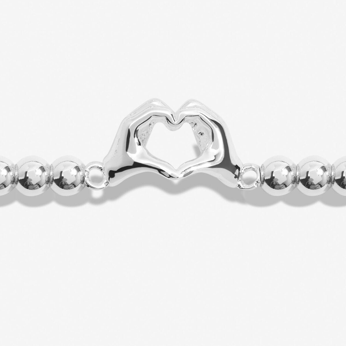 A Little 'Friendship Laughter Happiness' Bracelet In Silver Plating 7019