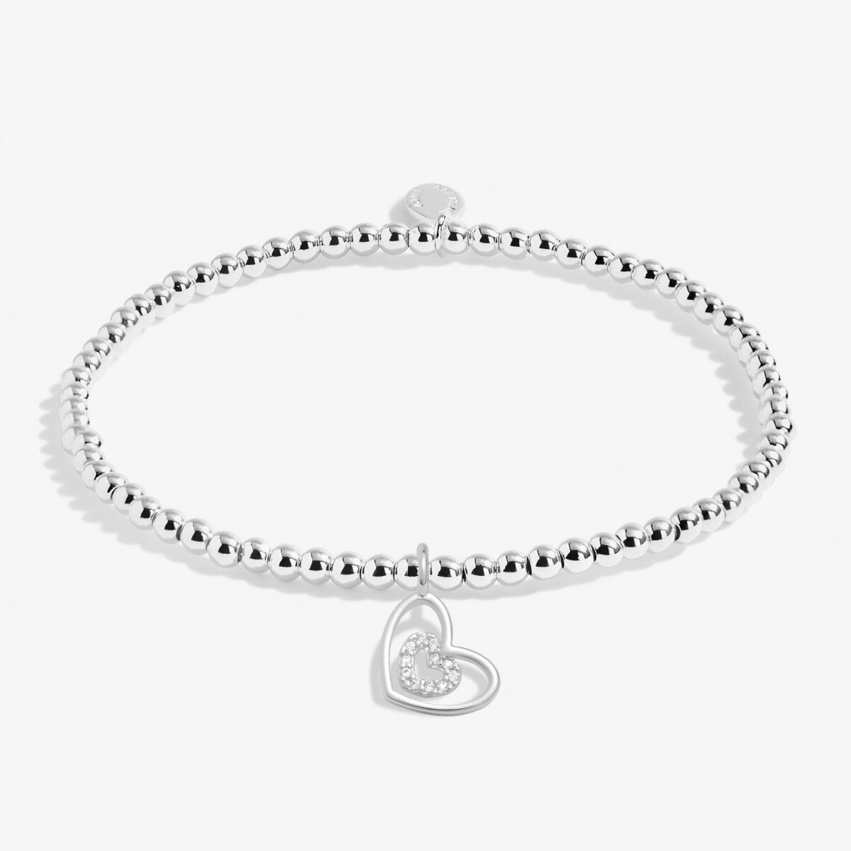 A Little 'Happy Birthday Auntie' Bracelet In Silver Plating 7408