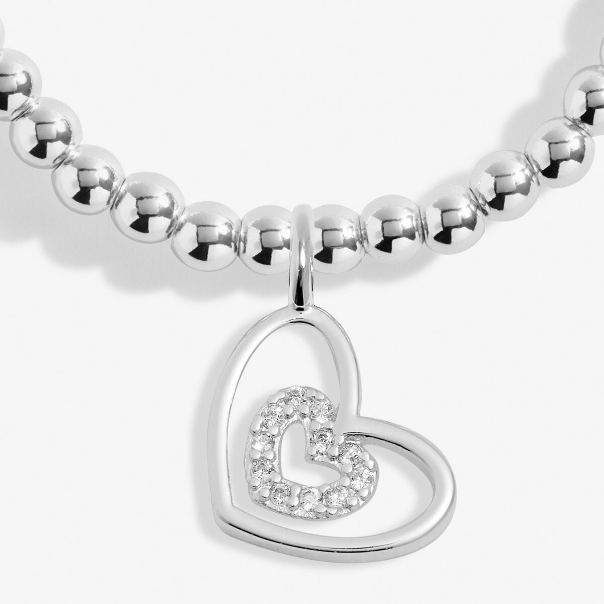 A Little 'Happy Birthday Auntie' Bracelet In Silver Plating 7408