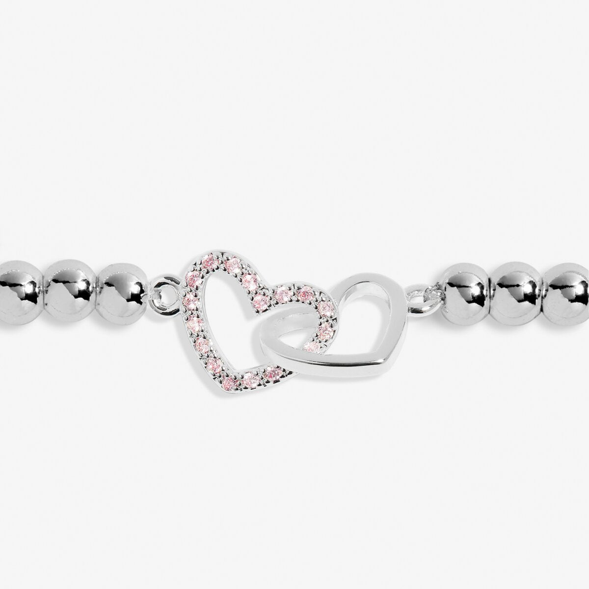 A Little 'Beautiful Bestie' Bracelet In Silver Plating 7413
