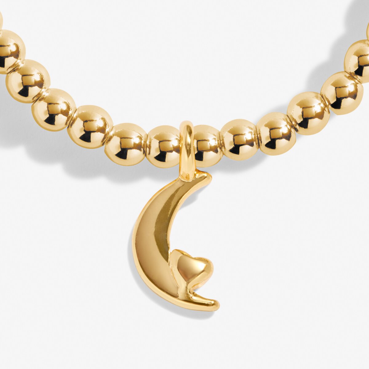 A Little ' Love You To The Moon and Back ' Bracelet in Gold Plating 8212