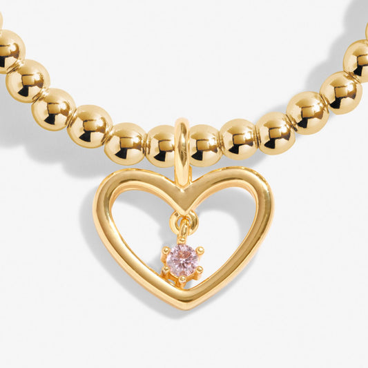 A Little ' True Friend ' Bracelet in Gold Plating 8214