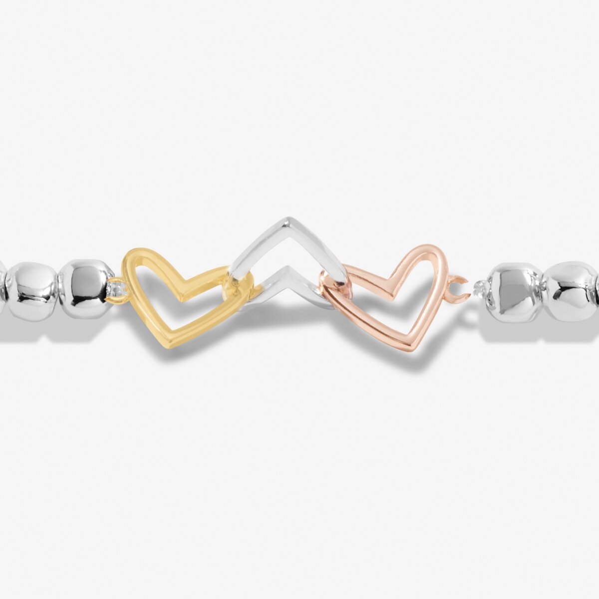 Forever Yours 'Friendship Laughter Happiness' Bracelet In Silver Plating 8278