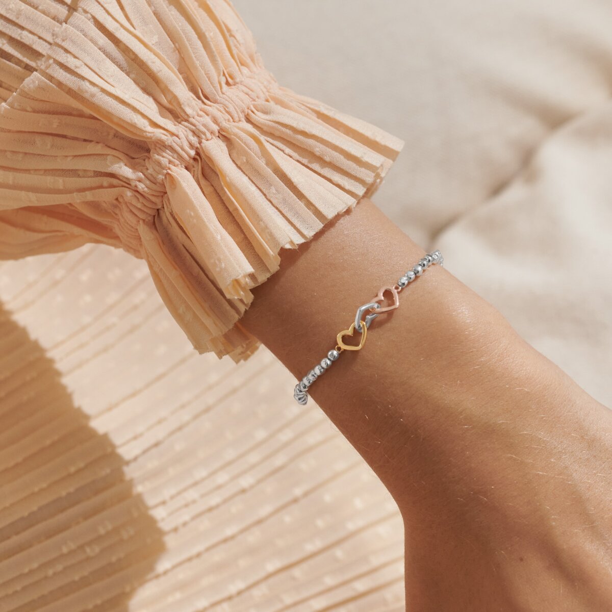 Forever Yours 'Daughter Forever Treasured' Bracelet In Silver, Gold Plated & Rose Gold Plated 8282