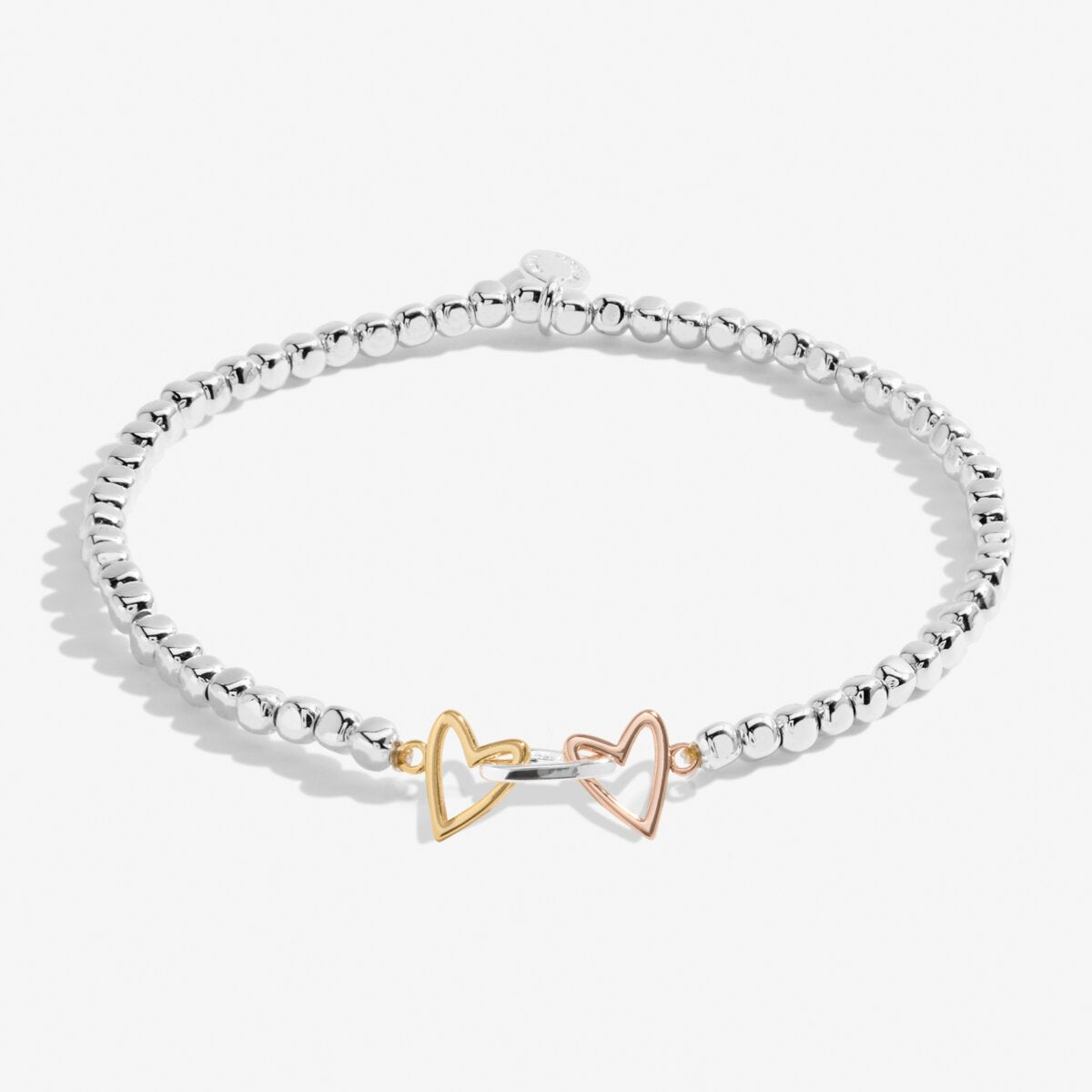 Forever Yours 'Sister Together Always' Bracelet In Silver, Gold & Rose Gold Plated 8283
