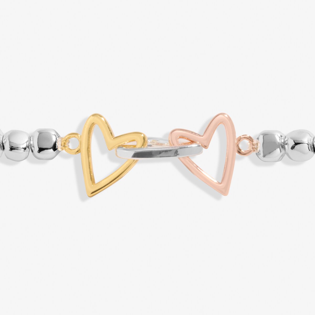 Forever Yours 'Sister Together Always' Bracelet In Silver, Gold & Rose Gold Plated 8283