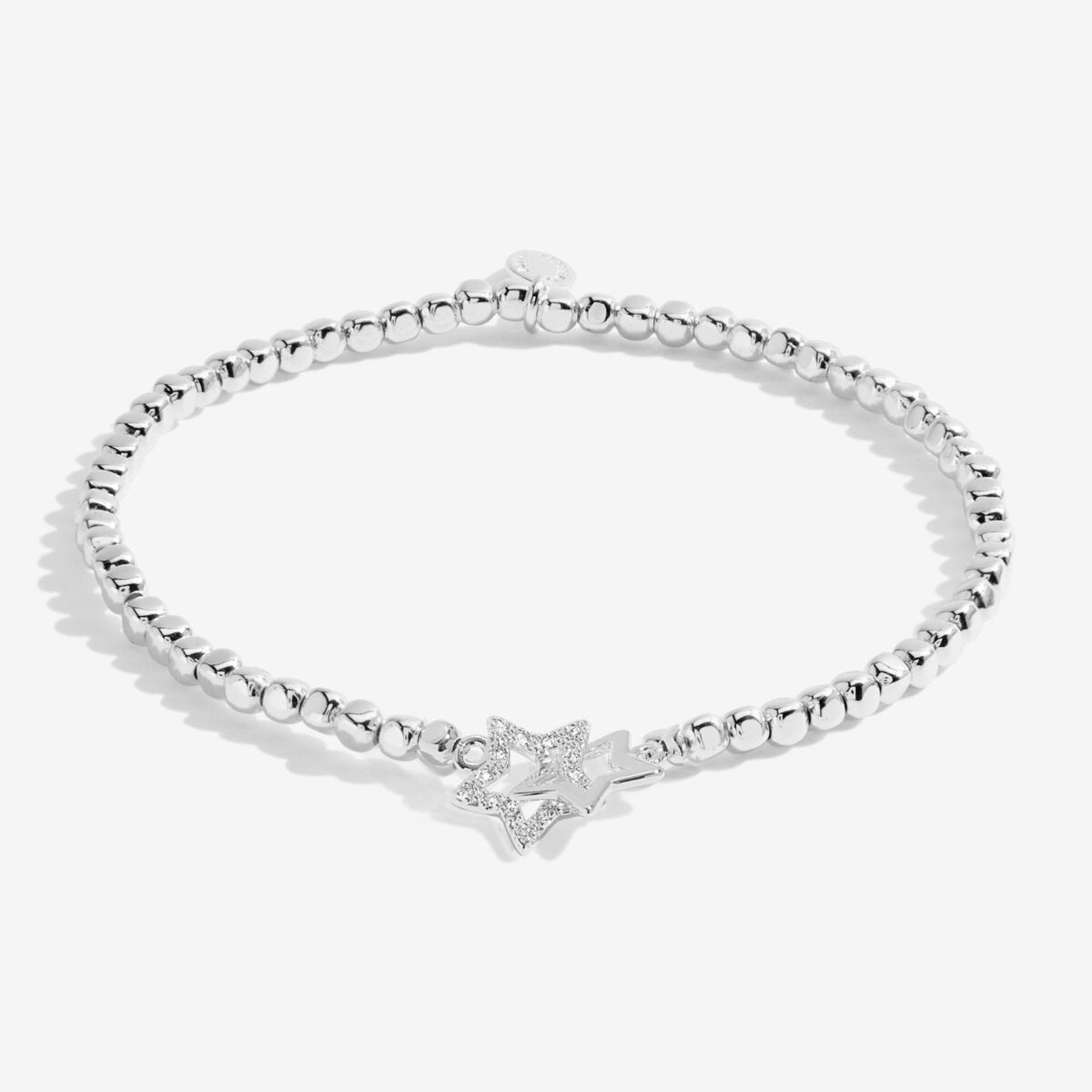 Forever Yours 'Life is better with true friends' Bracelet In Silver Plating 9349