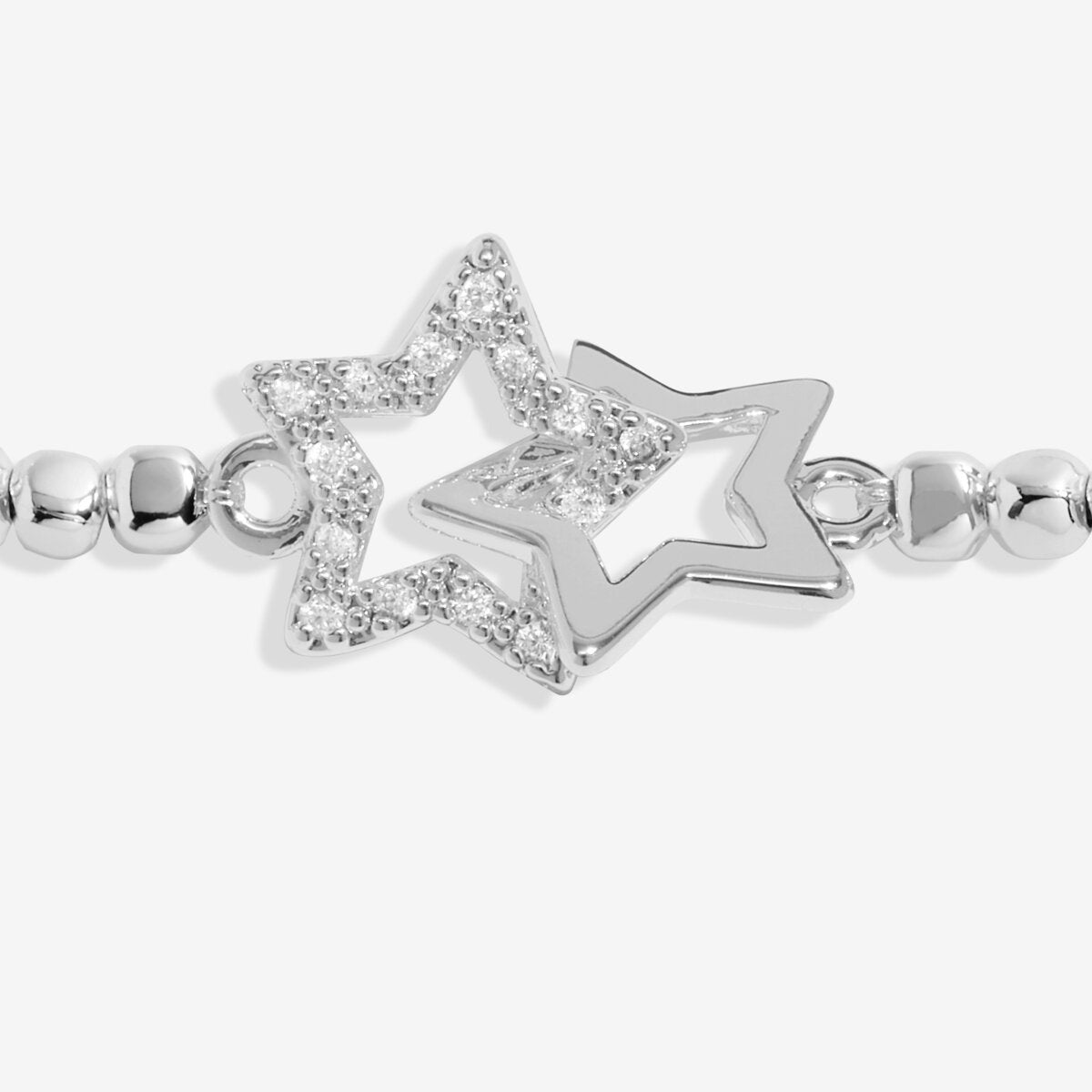 Forever Yours 'Life is better with true friends' Bracelet In Silver Plating 9349