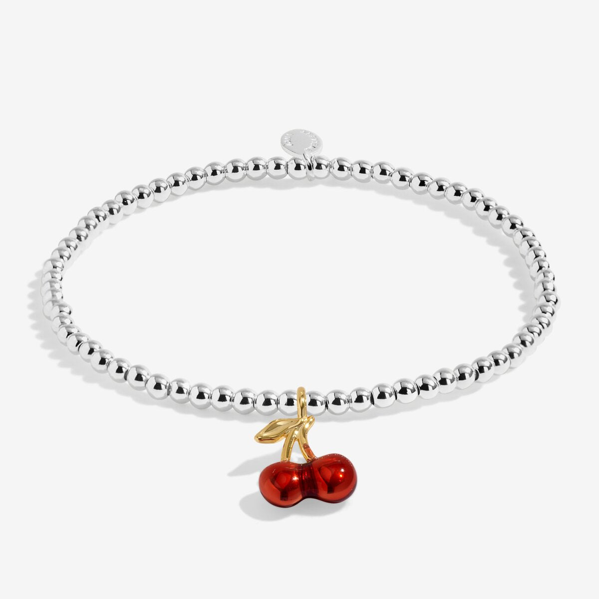 A Little Vibes 'Cherry on Top' Bracelet In Silver Plating 9832