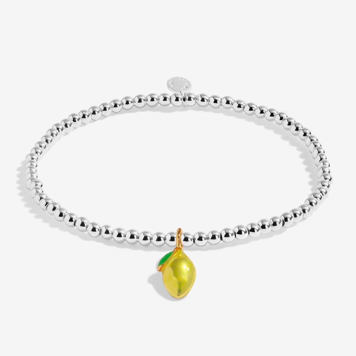 A Little Vibes 'The Zest is Yet to come' Bracelet In Silver Plating 9837