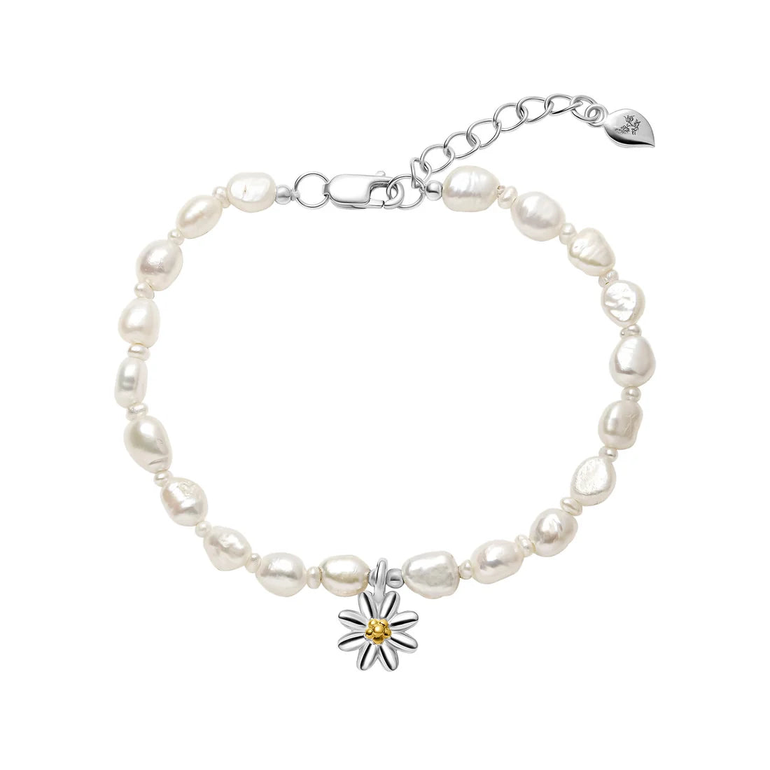 Laura Ashley Everingham Meadow Daisy Bracelet with Freshwater Pearl