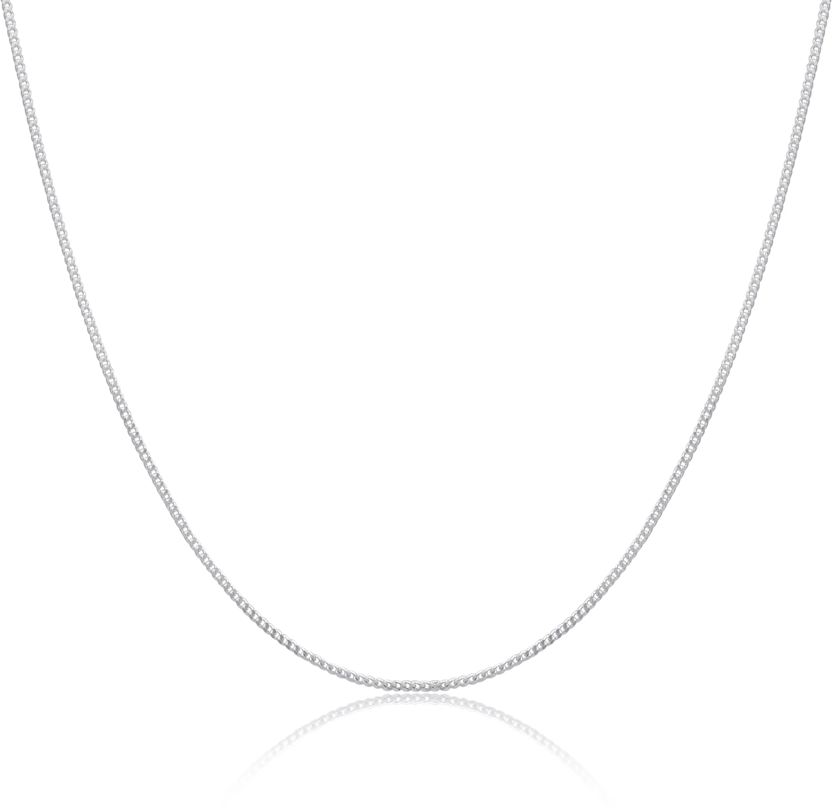 Wishes Sterling Silver 18" Diamond Cut Chain