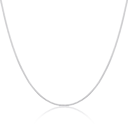 Wishes Sterling Silver 18" Diamond Cut Chain