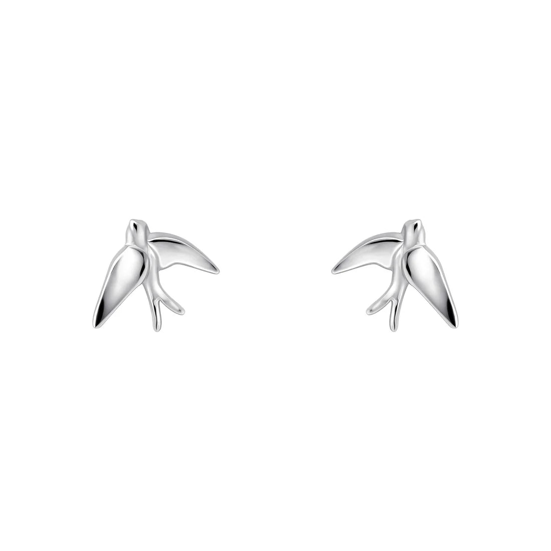 Laura Ashley Blue Birds Stud Earrings