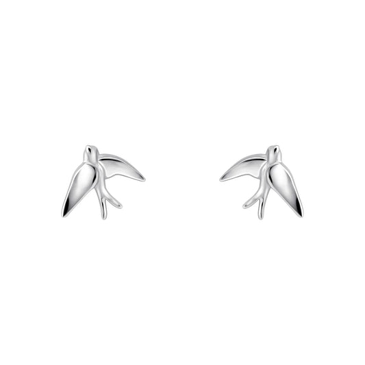 Laura Ashley Blue Birds Stud Earrings