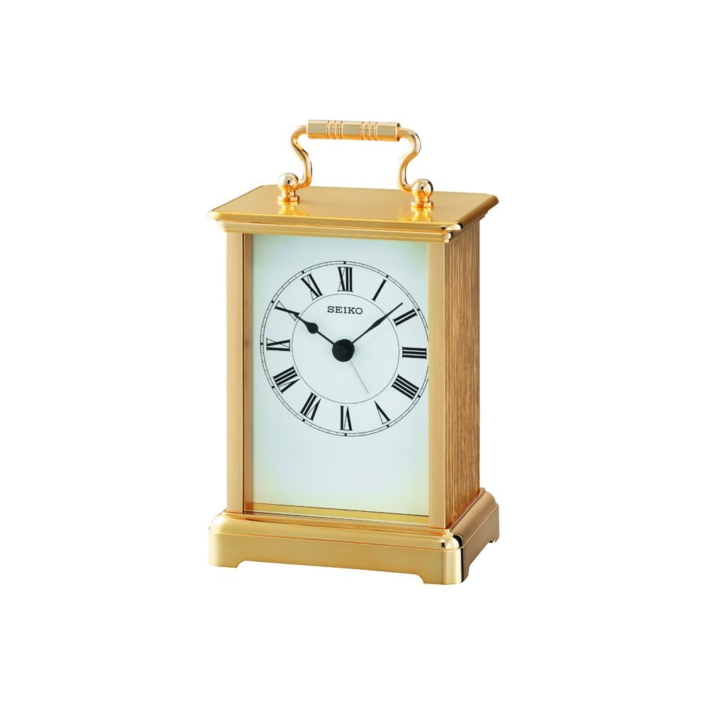 Seiko Mantel Clock with Alarm QHE093G