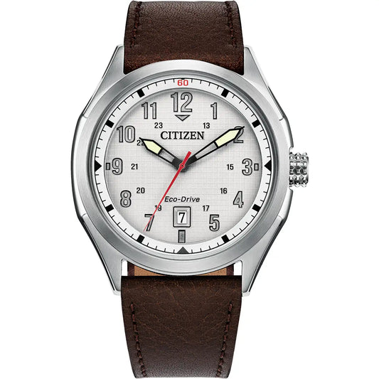 Citizen Watch Terra Force Textured Dial Leather AW1890-19B