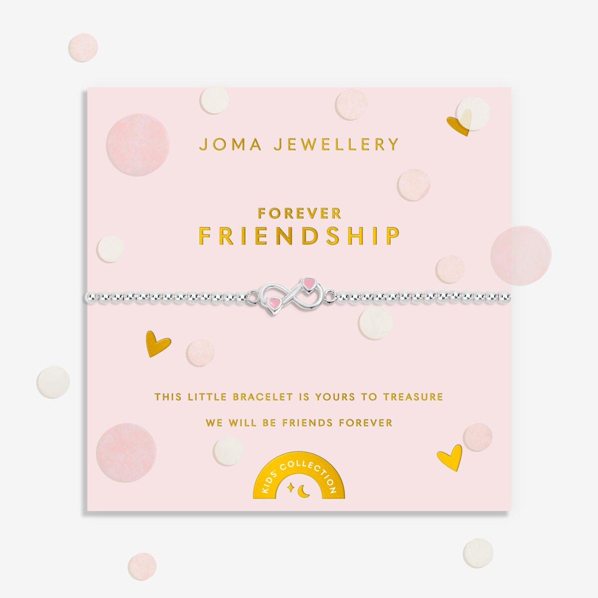 Kids' Confetti A Little 'Forever Friendship' Bracelet In Silver Plating C1065