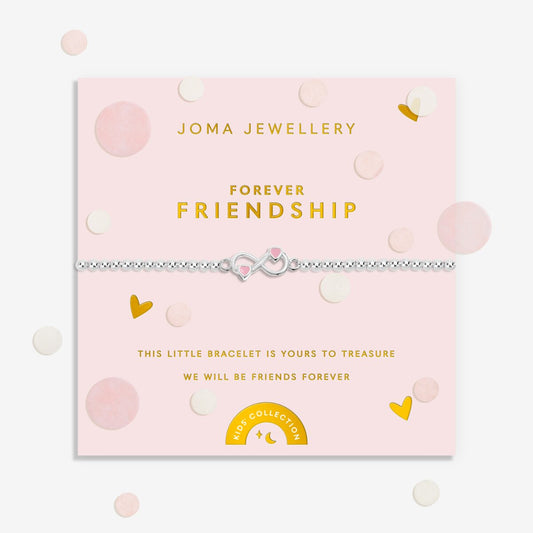 Kids' Confetti A Little 'Forever Friendship' Bracelet In Silver Plating C1065