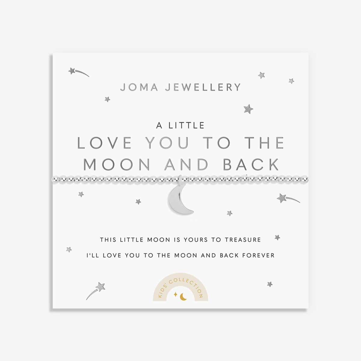 Children's A Little Love You To The Moon And Back Bracelet c495