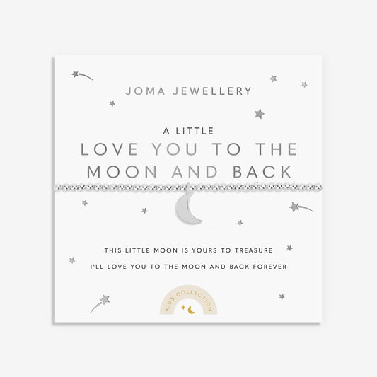 Children's A Little Love You To The Moon And Back Bracelet c495