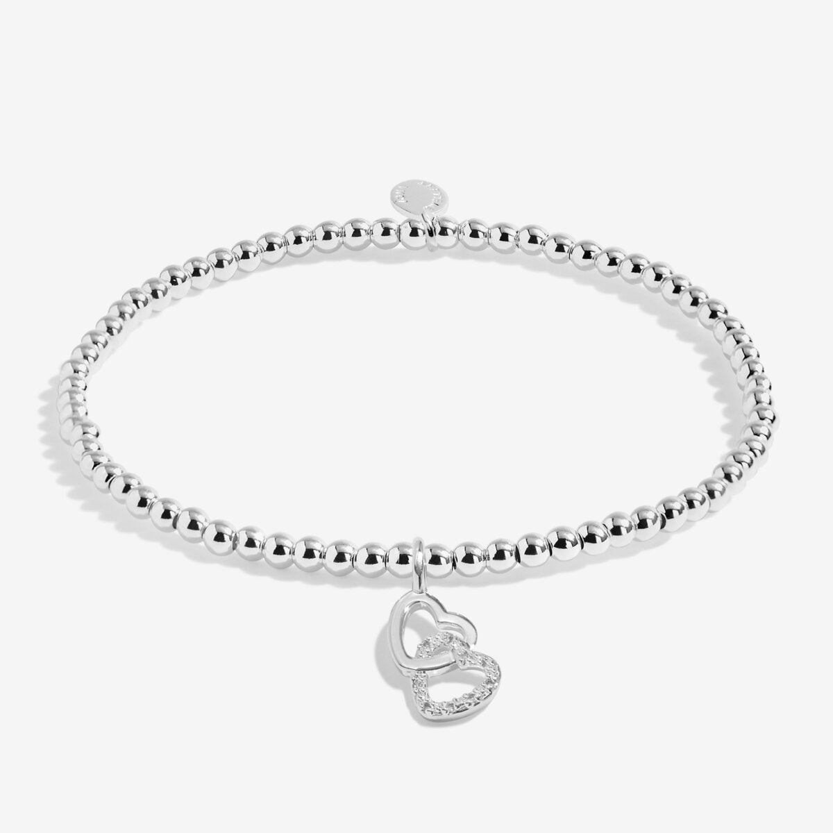 Kids' A Little 'Happy Birthday Bestie' Bracelet in Silver Plating c917