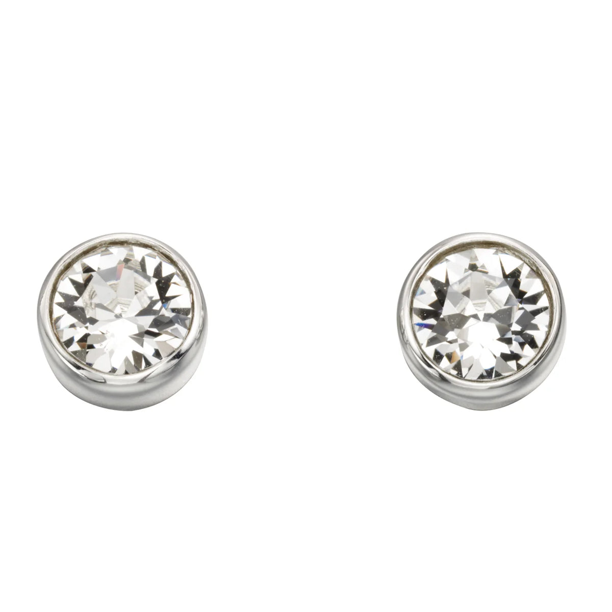 Crystal Birthstone Stud Earrings