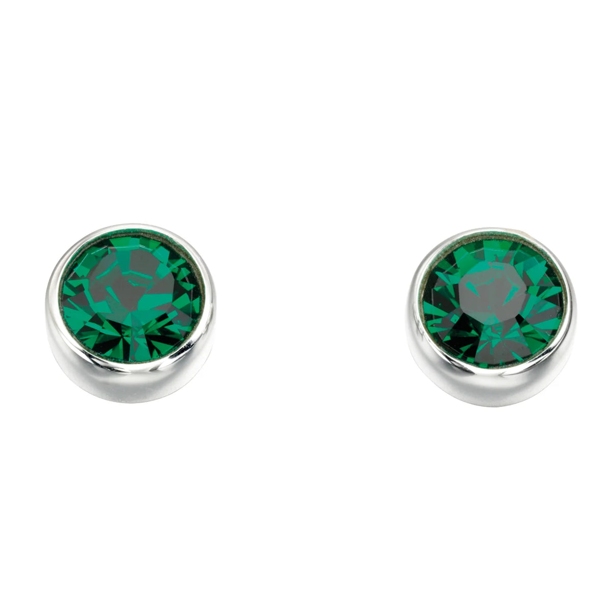 Crystal Birthstone Stud Earrings