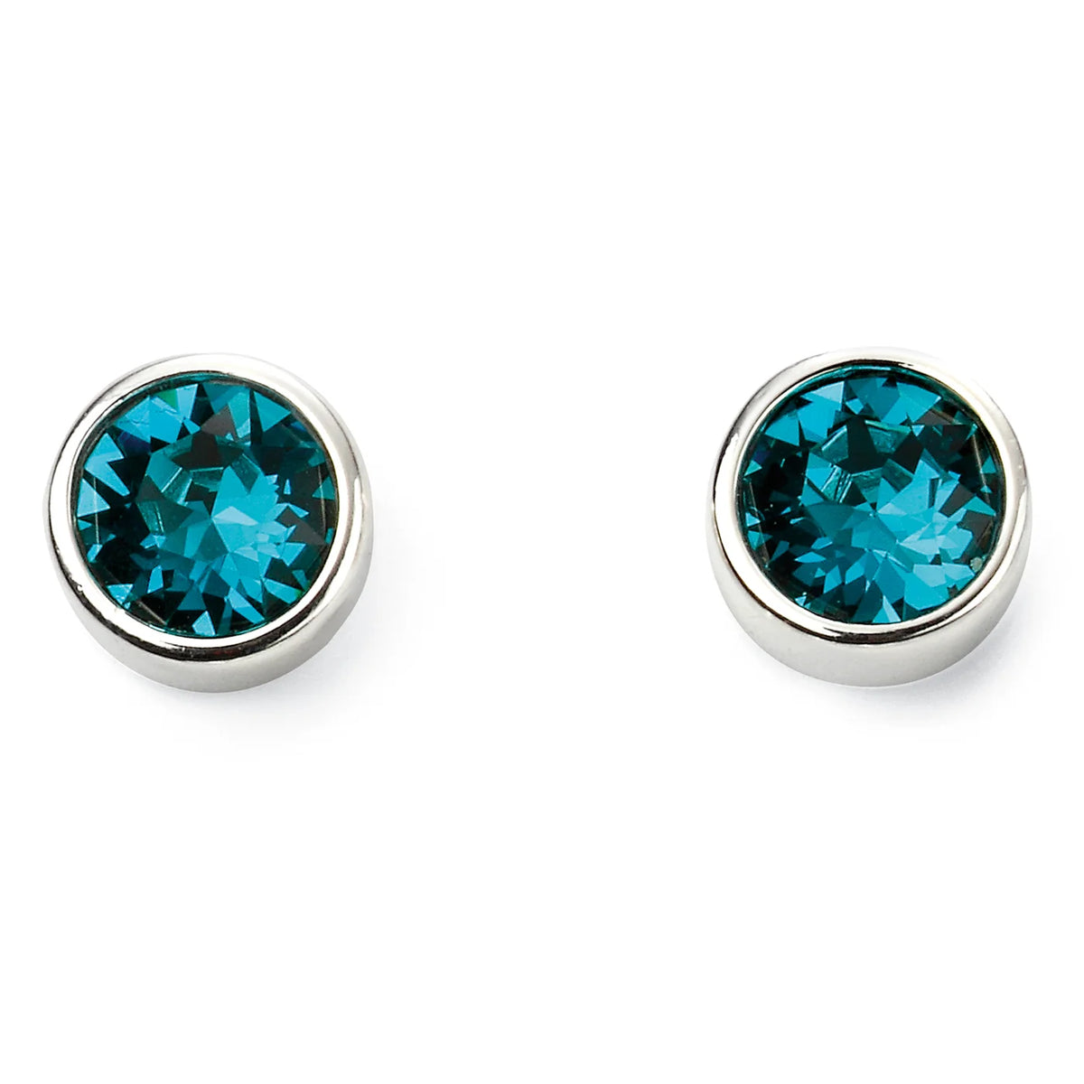 Crystal Birthstone Stud Earrings