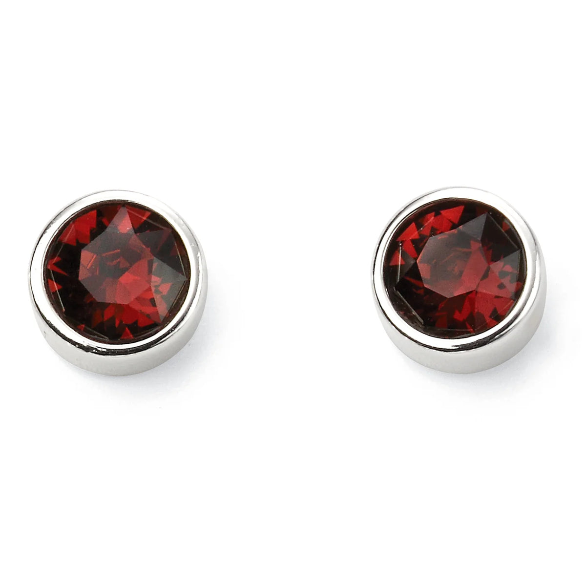 Crystal Birthstone Stud Earrings
