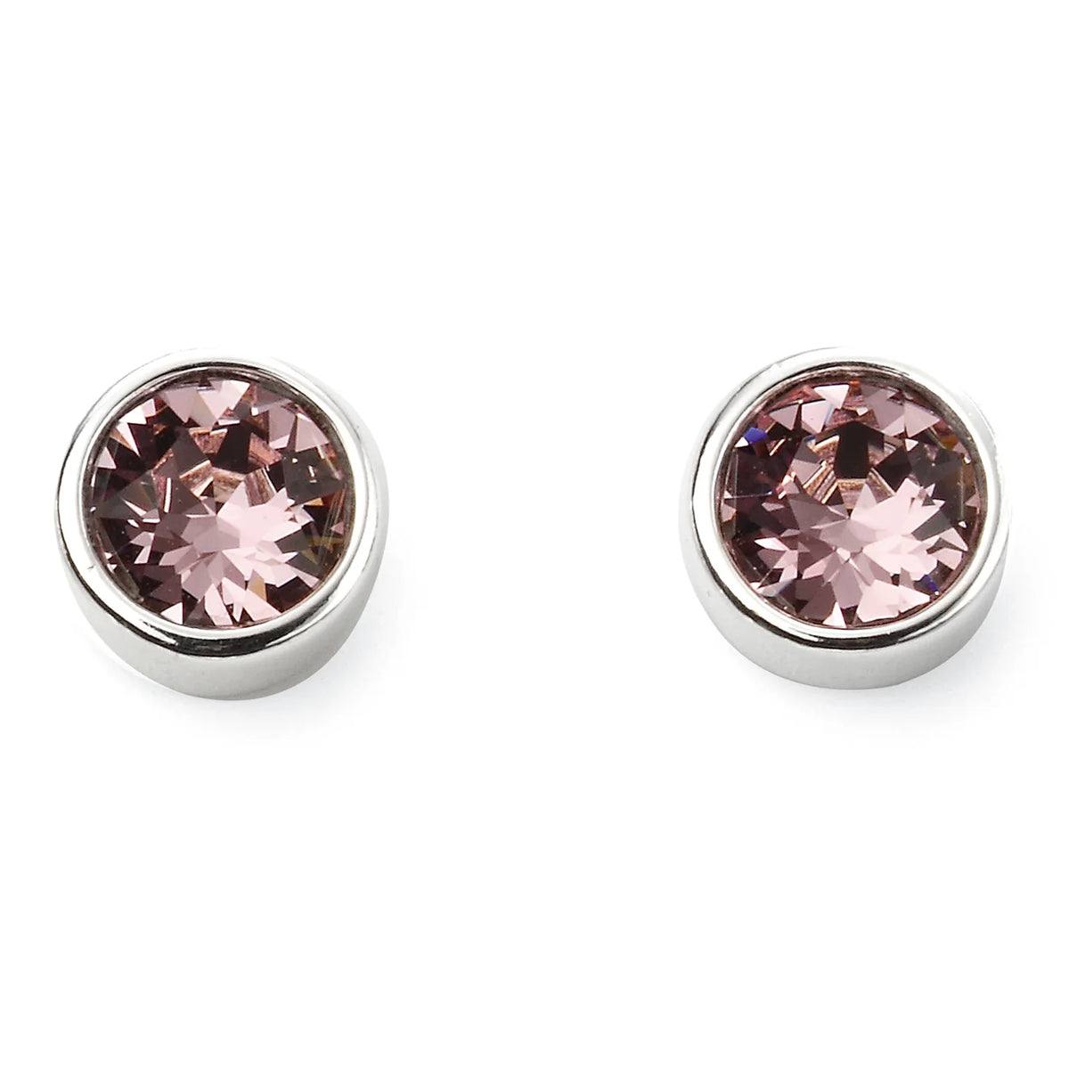 Crystal Birthstone Stud Earrings